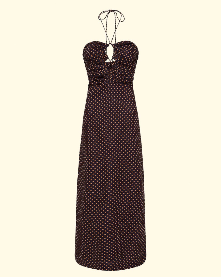 Women Faithfull the Brand Midis | Tortugas Midi Dress|Polka Dot