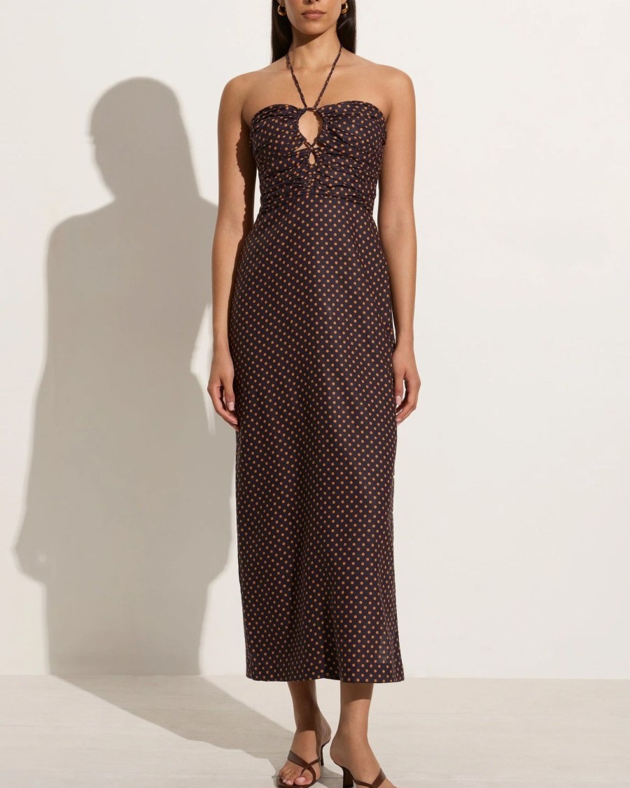 Women Faithfull the Brand Midis | Tortugas Midi Dress|Polka Dot