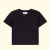 Women The Great T-Shirts | The Pocket Tee|Washed Black