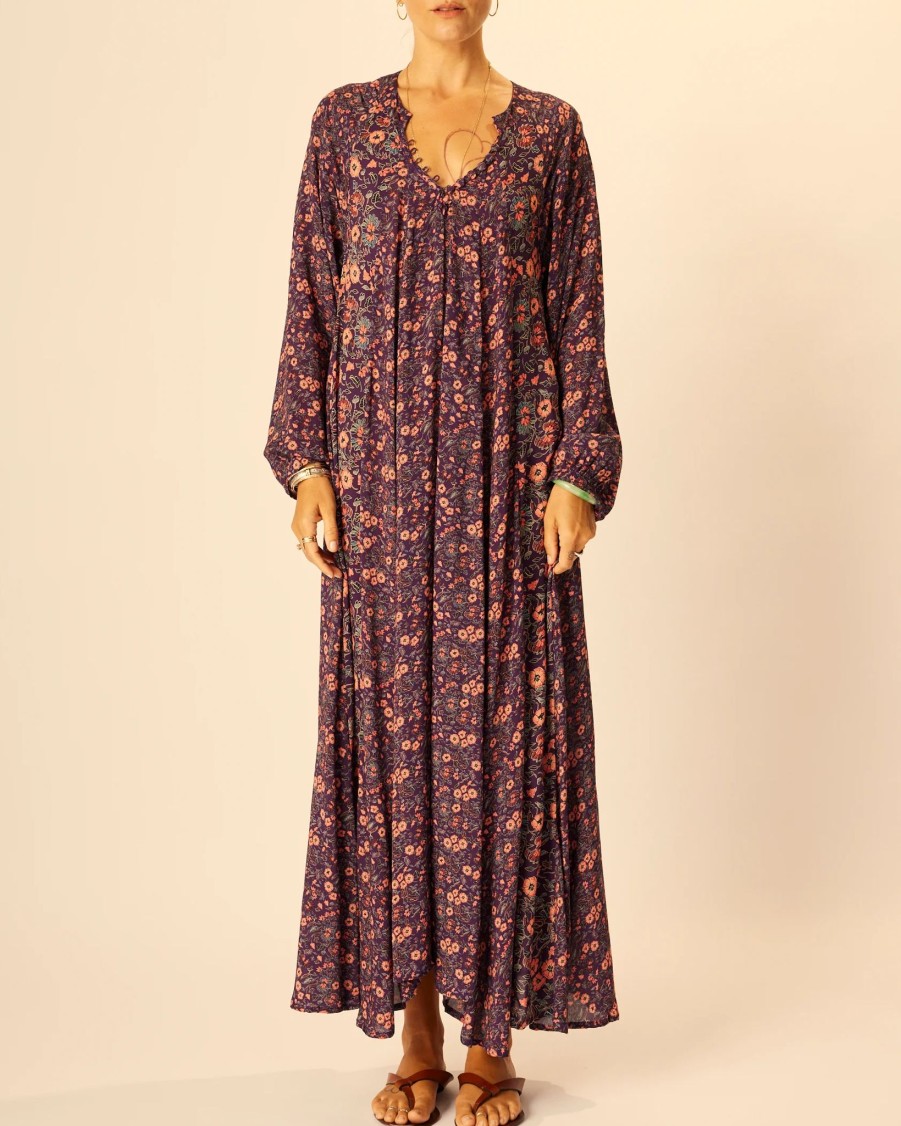 Women Natalie Martin Midis | Fiore Maxi|Fleur Aubergine