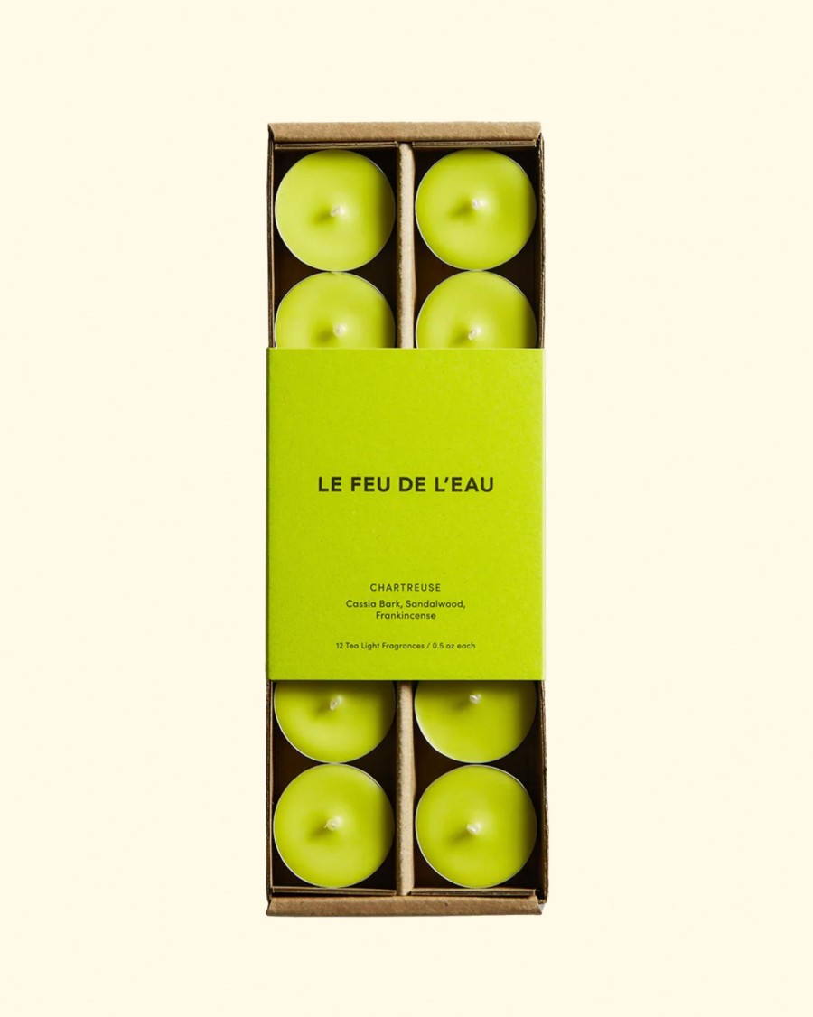 Accessories Le Feu De L'eau | Le Feu Chartreuse Tea Candle|Cassia Bark