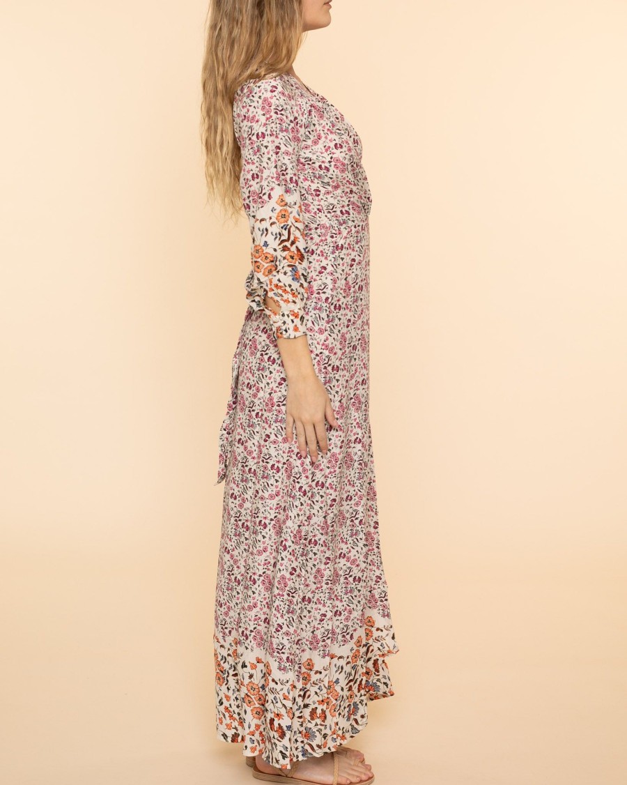 Women Natalie Martin Maxis | Kate L/S Dress|Petite Fleur Rose