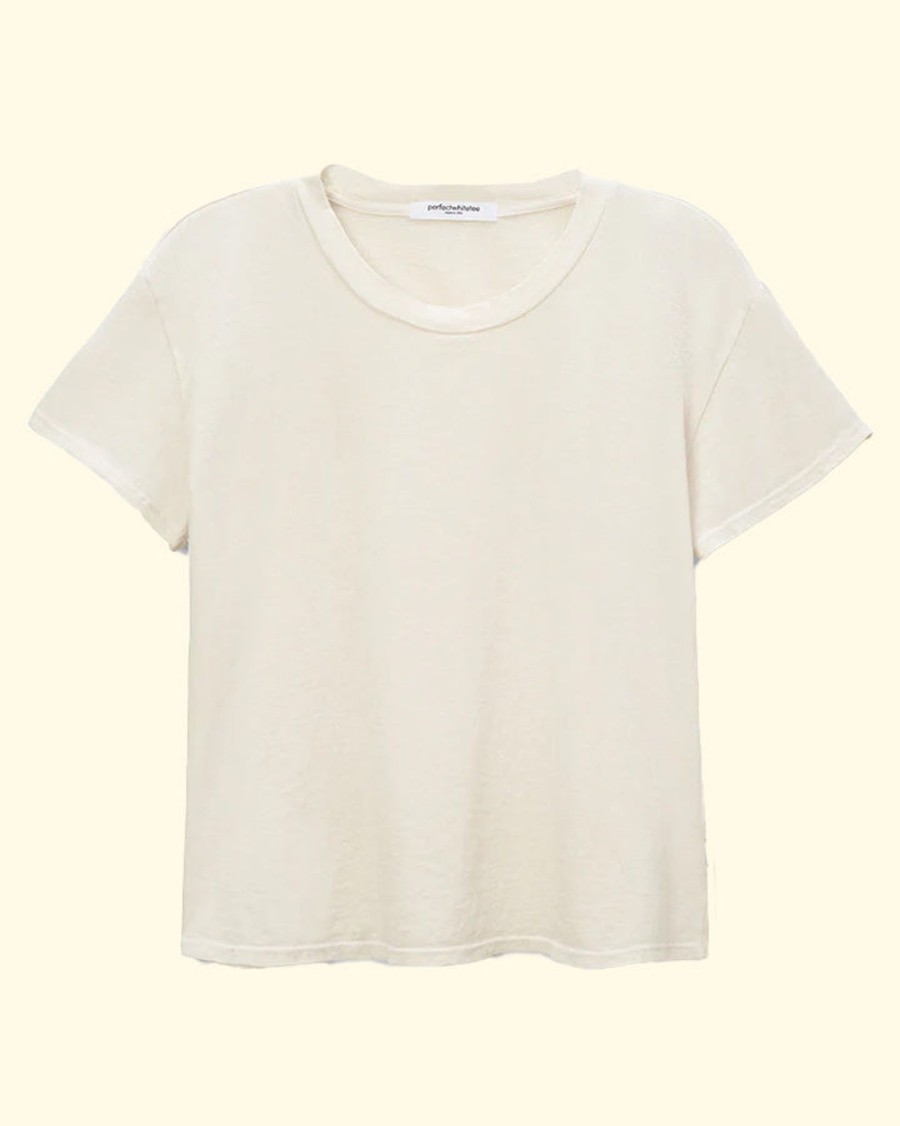 Women Perfectwhitetee T-Shirts | Harley Boxy Crew|Sugar