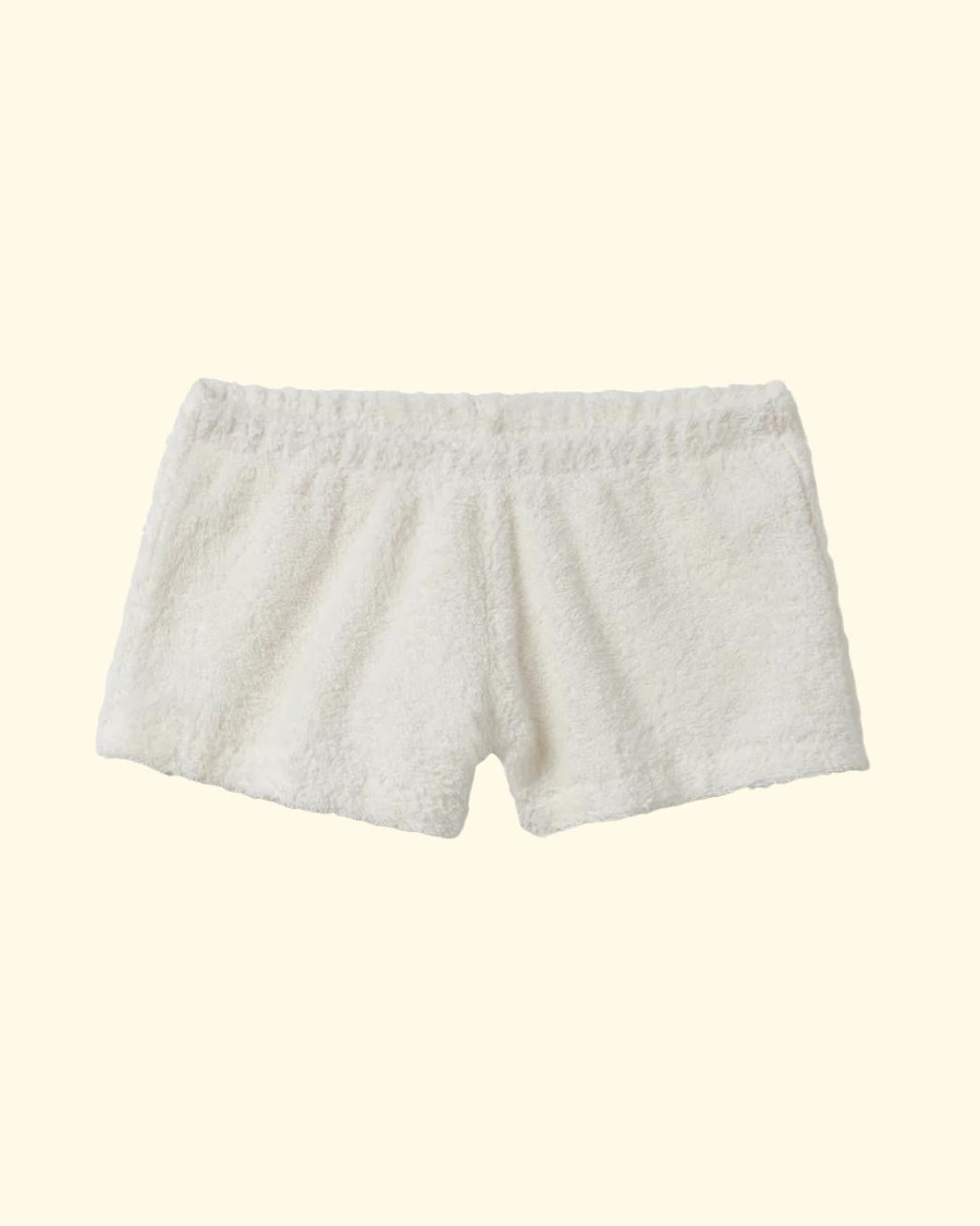 Women Simone Fan Shorts | Mini Short|Ecru