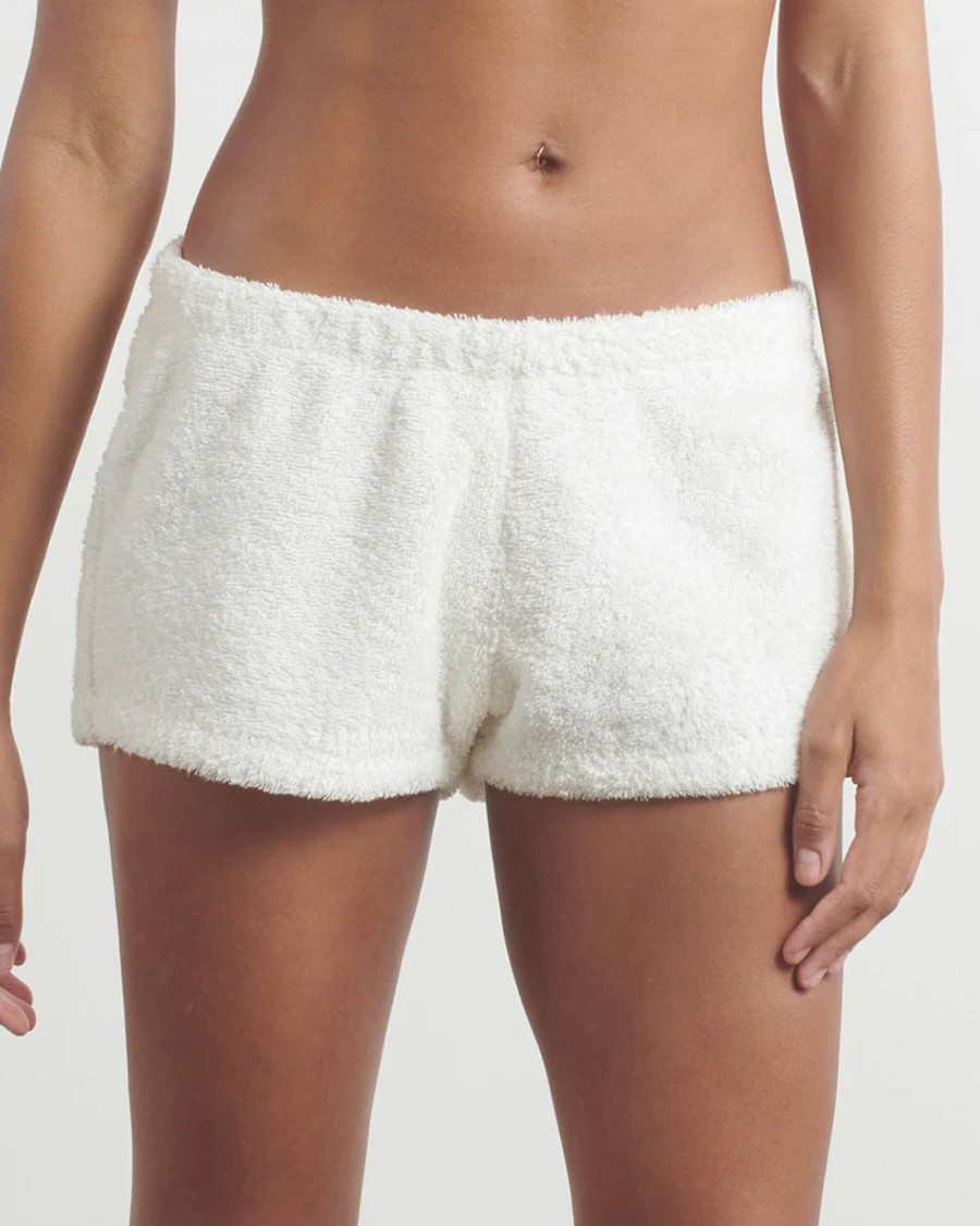 Women Simone Fan Shorts | Mini Short|Ecru