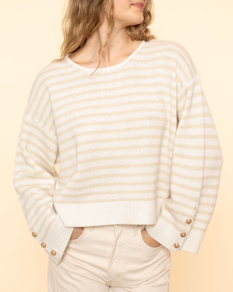 Women allude Sweaters | Boatneck Sweater|Fleur De Sel Beach