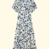 Women The Great Maxis | The Crescent Dress|Deep Meadow Floral