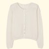 Women American Vintage Sweaters & Cardigans | Cardigan Vitow|Blanc