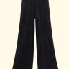 Women Suzie Kondi Pants | Lito Low Rise Flare Pant In Terry|Black