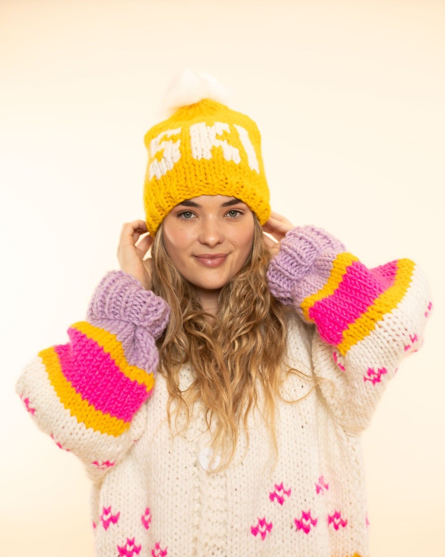 Accessories Gogo sweaters Beanies | Ski Toque|So Golden/Snow