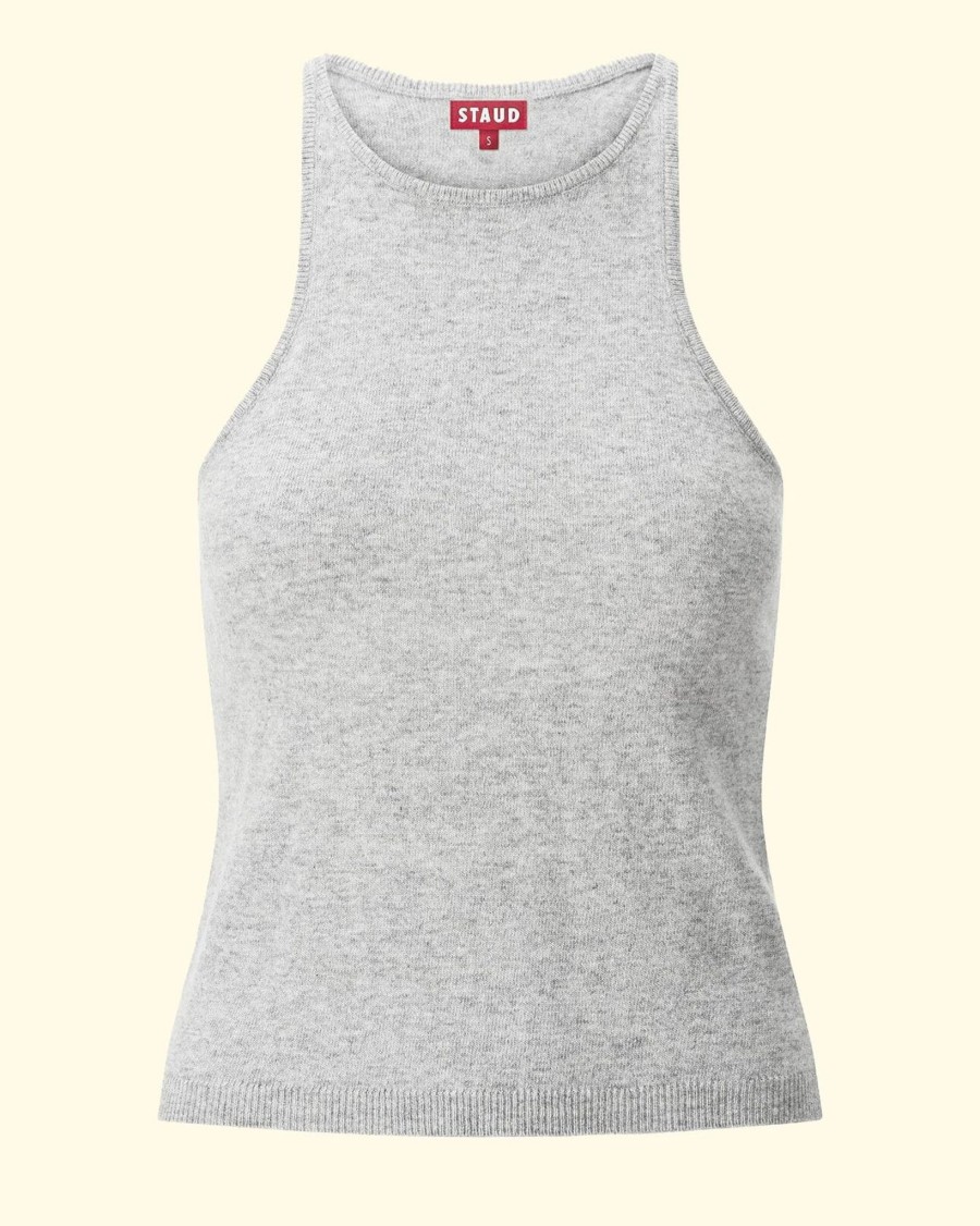 Women Staud Tanks & Camis | Ayana Top|Heather Grey Moo