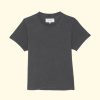 Women The Great T-Shirts | The Little Tee|Washed Black