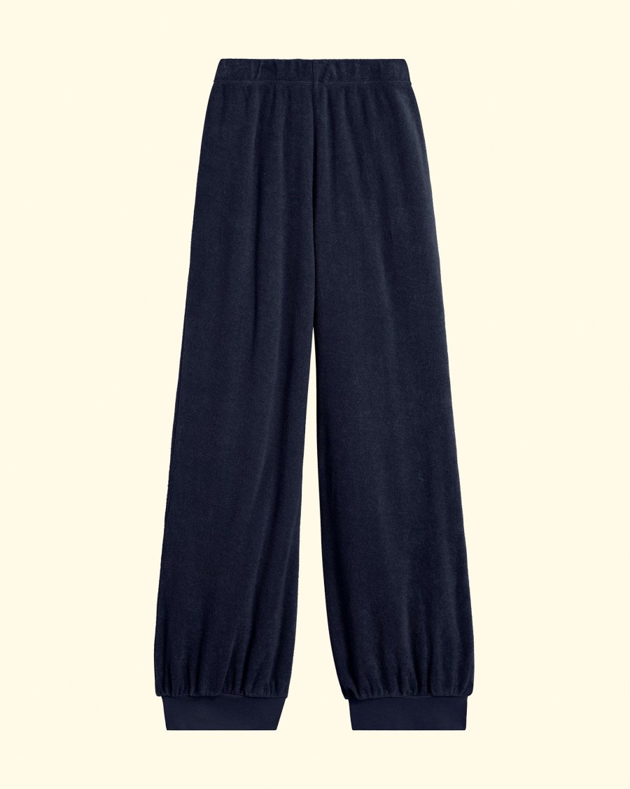 Women Suzie Kondi Sweatpants | Tosk High Waist Harem Pants|Navy