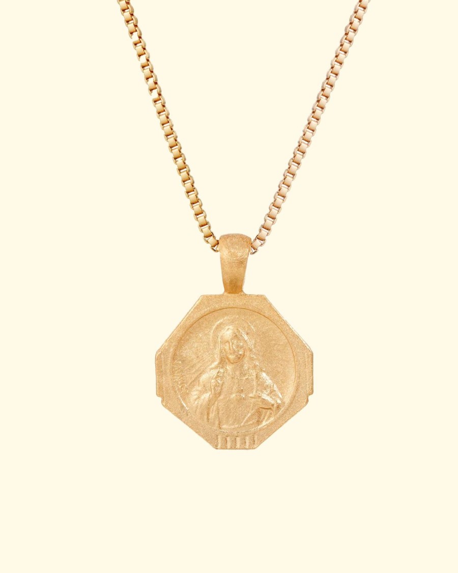 Accessories Joy Dravecky Necklaces | Sofia Pendant Necklace|Golden Nude