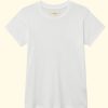 Women The Great T-Shirts | The Slim Tee.|True White