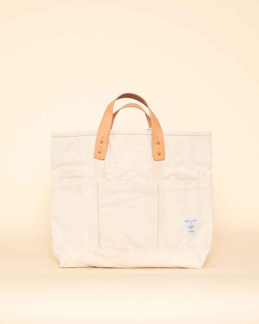 Accessories Immodest Cotton Totes | Construction Tote|Natural