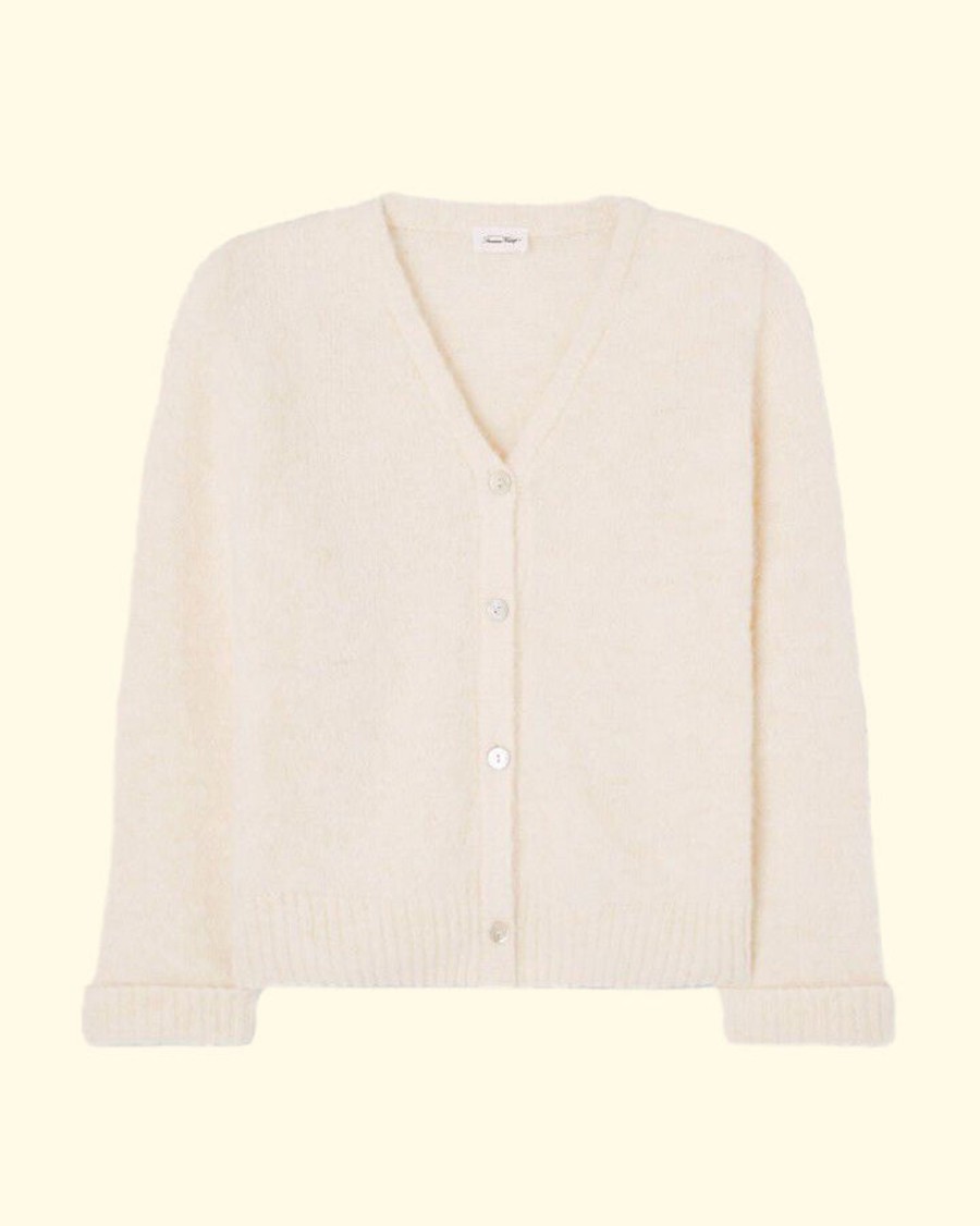 Women American Vintage Sweaters | Cardigan East|Pearl