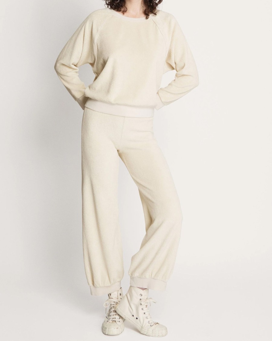 Women Suzie Kondi Sweatpants | Tosk High Harem Pants|Natural