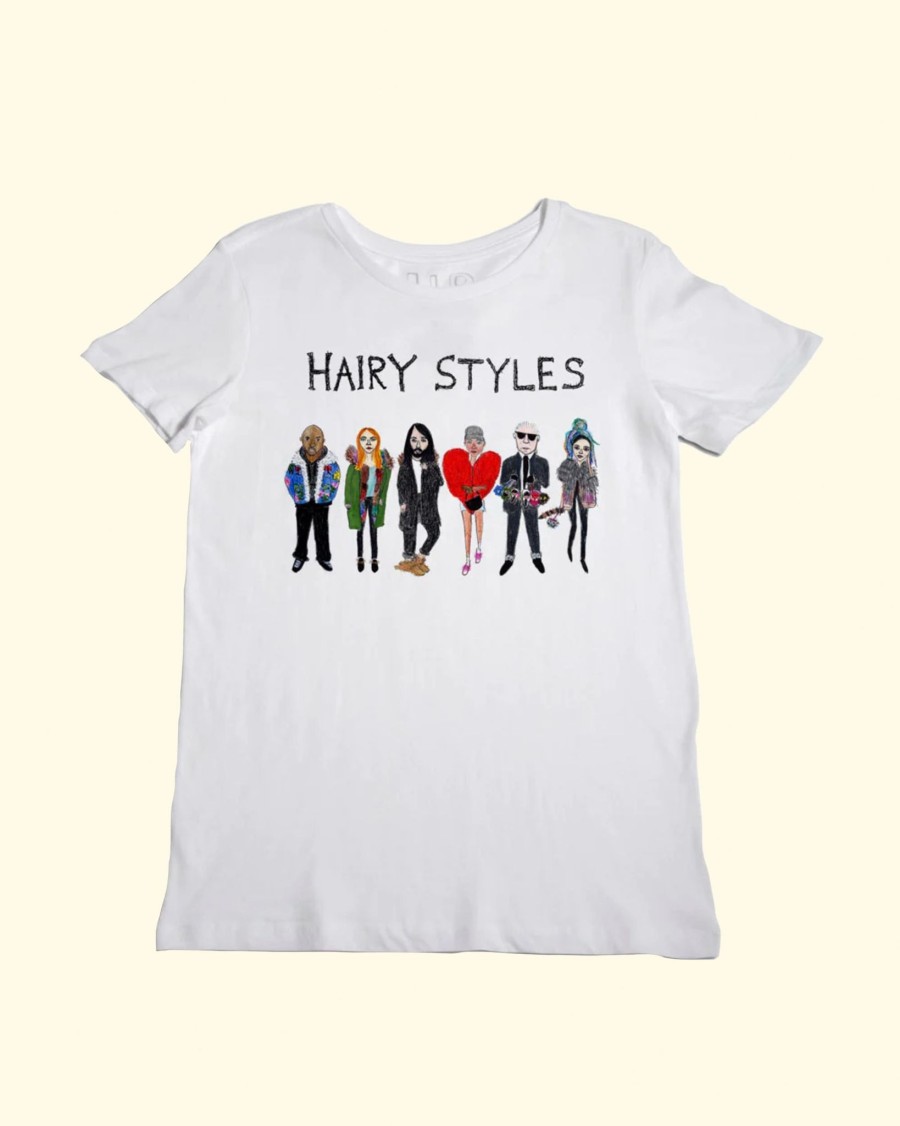 Women Unfortunate Portrait T-Shirts | Hairy Styles Women'S Boyfriend Tee