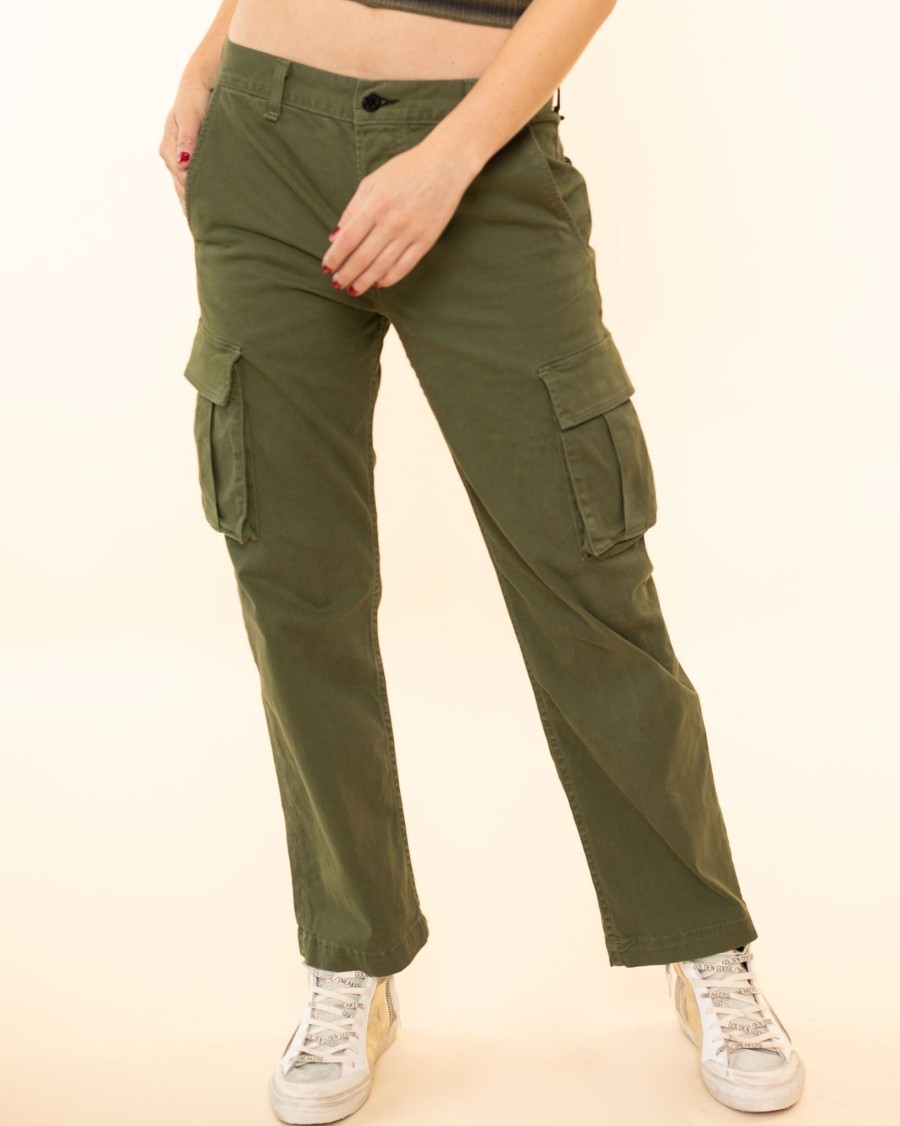 Women ASKKNY Pants | Cargo Jean|Fatigue