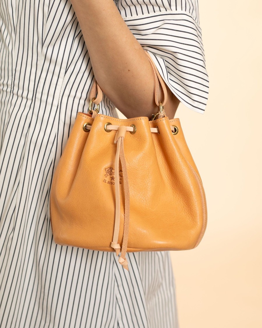 Accessories Il bisonte Crossbodys | Bucket Bag|Naturale