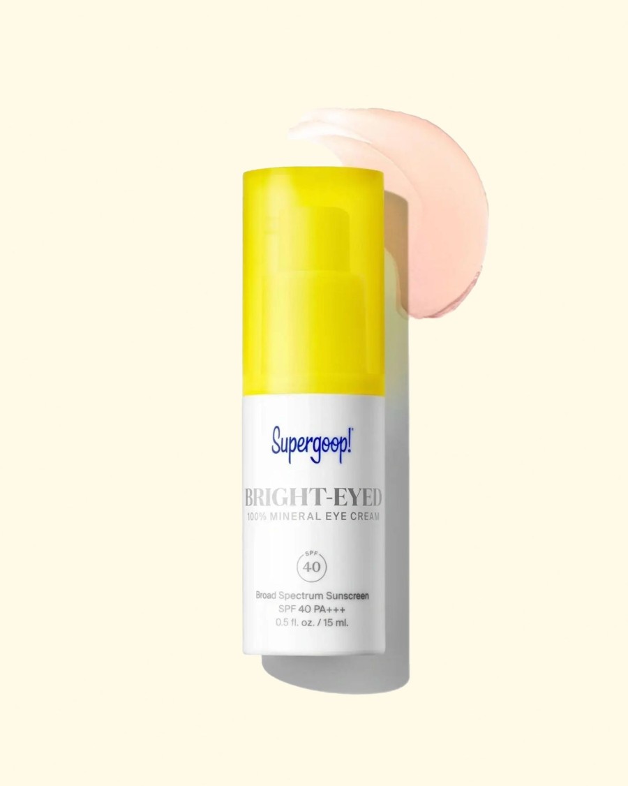 Accessories Supergoop Spf | Bright-Eyed 100% Mineral Eye Cream Spf 40|0.5Fl Oz.