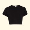 Women RE/DONE T-Shirts | Micro Tee|Black