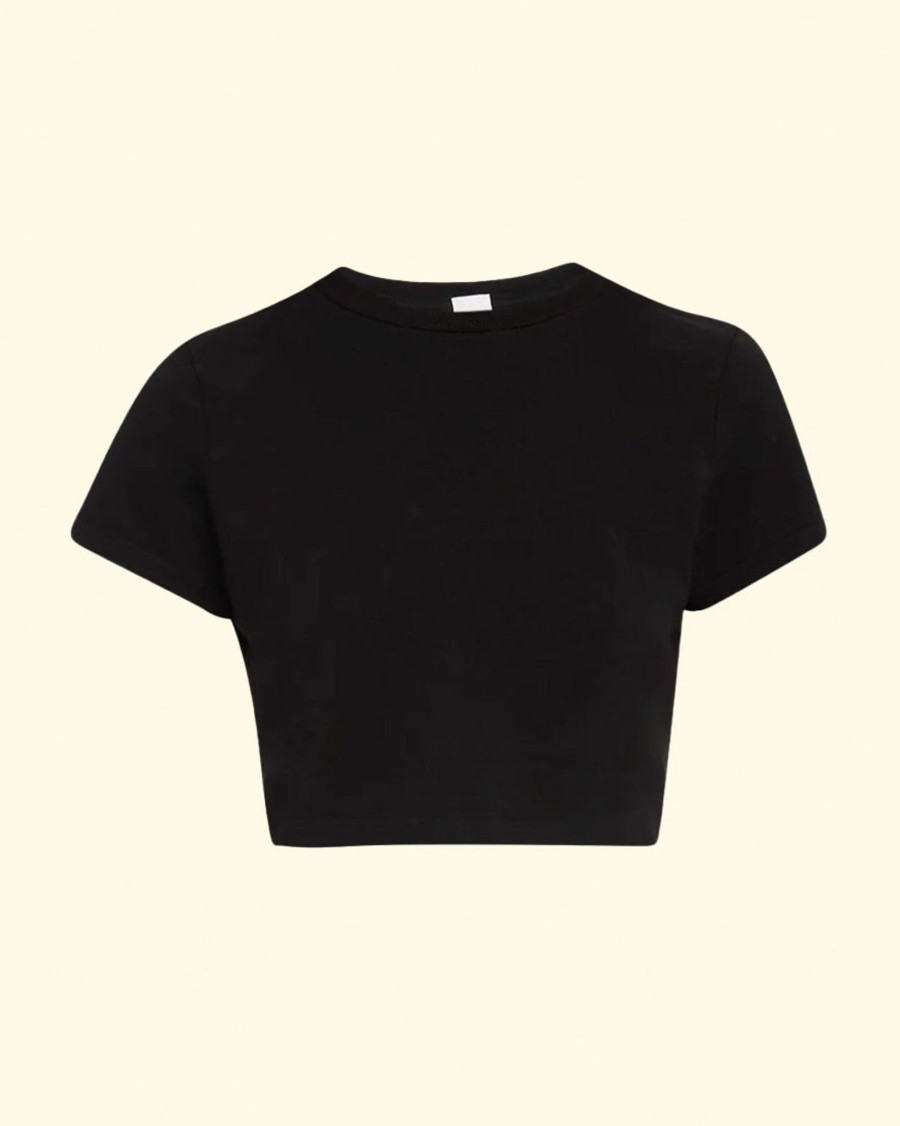 Women RE/DONE T-Shirts | Micro Tee|Black