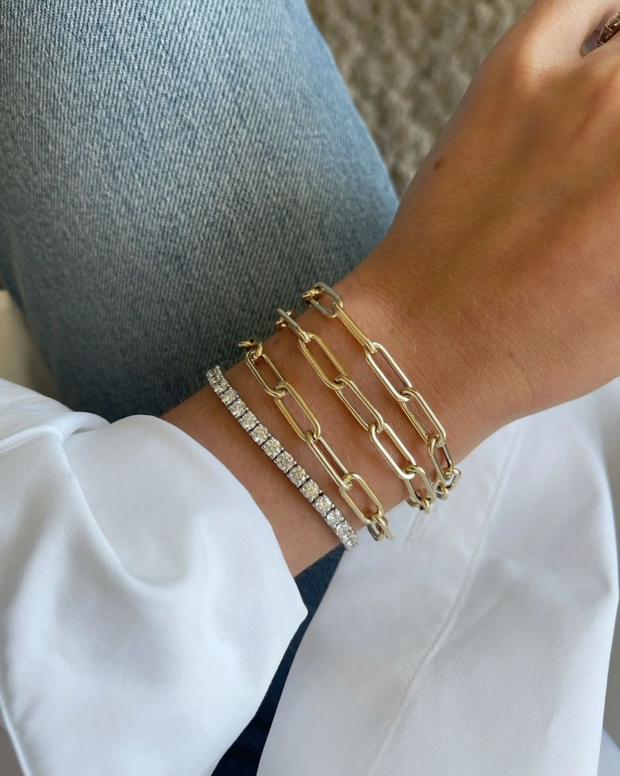 Accessories EF Collection Bracelets | 14Ky Jumbo Lola Chain Bracelet|Yellow Gold