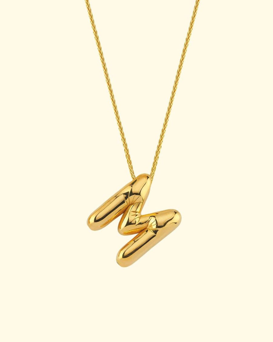 Accessories Maison Irem Necklaces | Necklace Balloon Letter|M