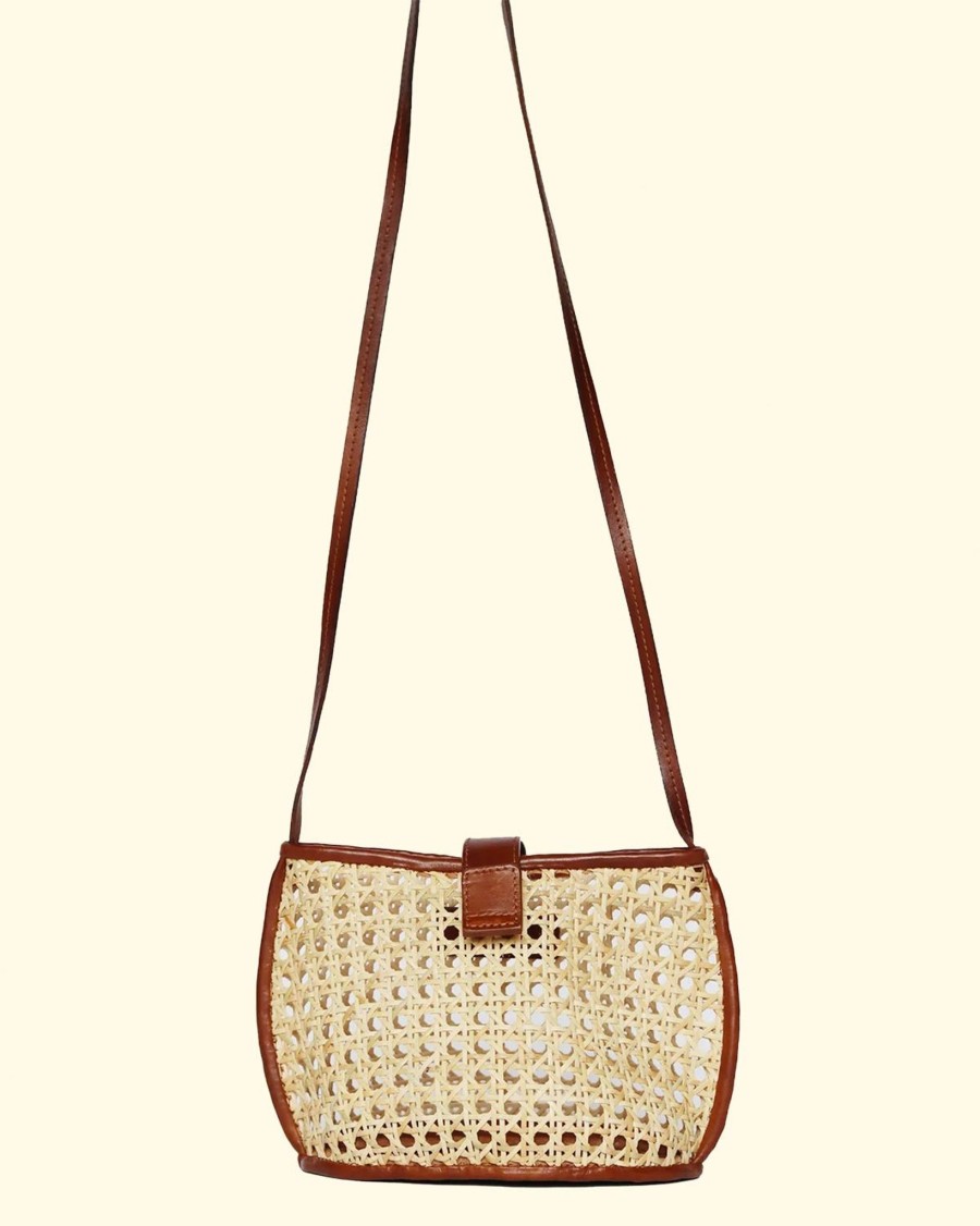 Accessories Bembien Crossbodys | Paola Crossbody|Sienna Rattan