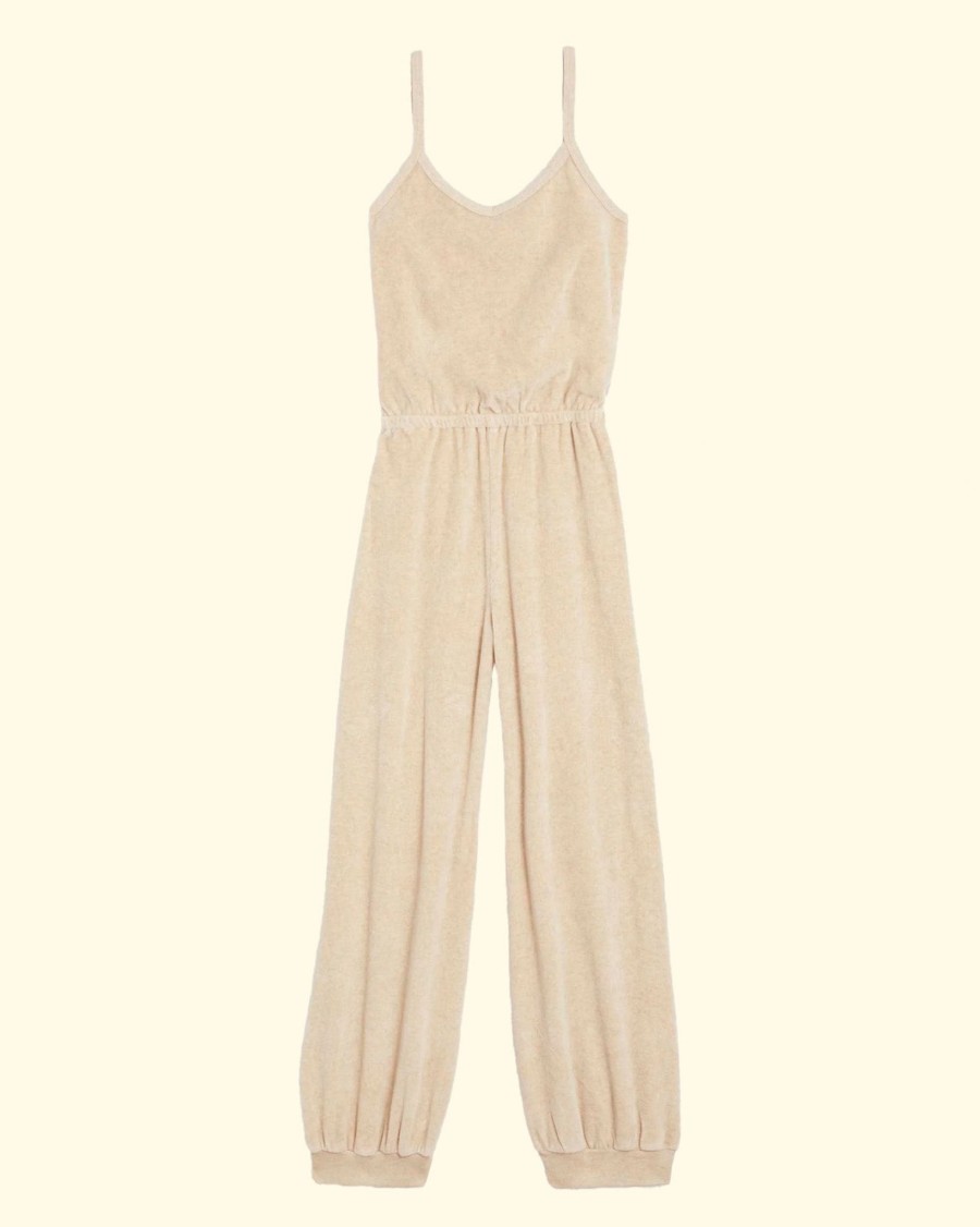 Women Suzie Kondi Sweat-Sets | Giorgi Tank Jumpsuit|Oatmeal Heather