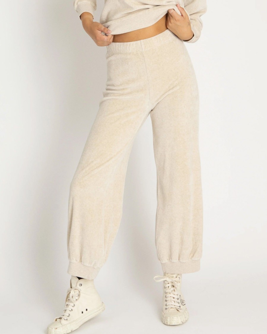 Women Suzie Kondi Sweat-Sets | Tosk Harem Pant|Heather Oatmeal