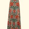 Women Cara Cara Skirts | Gabriella Skirt|Egret Wild Blossom