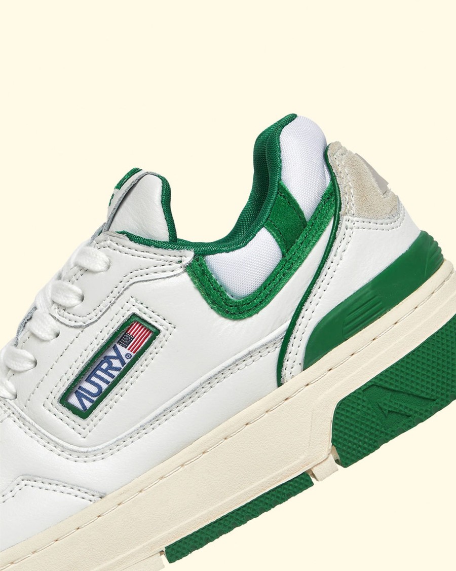 Women Autry Sneakers | Clc Low Sneakers|White/Green