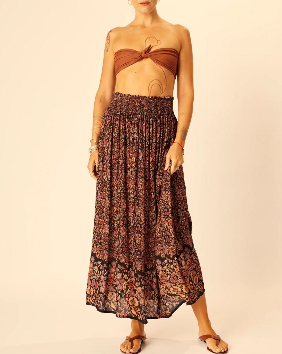 Women Natalie Martin Skirts | Bella Skirt|Fleur Noire