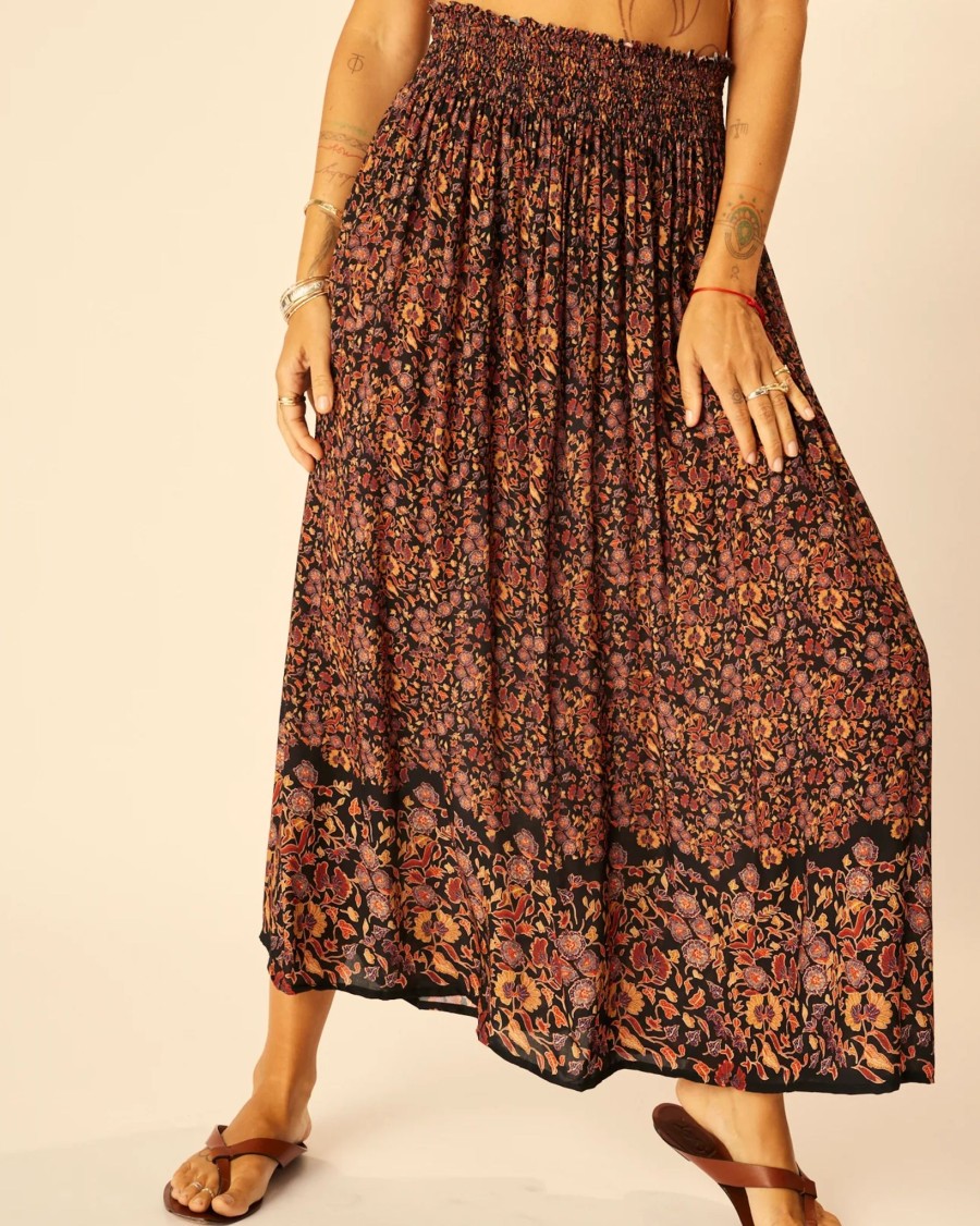 Women Natalie Martin Skirts | Bella Skirt|Fleur Noire