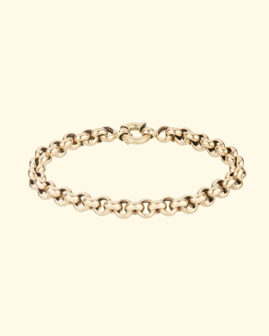 Accessories Adina Reyter Bracelets | Rolo Chain Bracelet|14K Yellow Gold