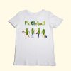 Women Unfortunate Portrait T-Shirts | Pickleball Boyfriend Tee