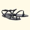 Women Ancient Greek Sandals Sandals | Eleftheria-Nappa|Black