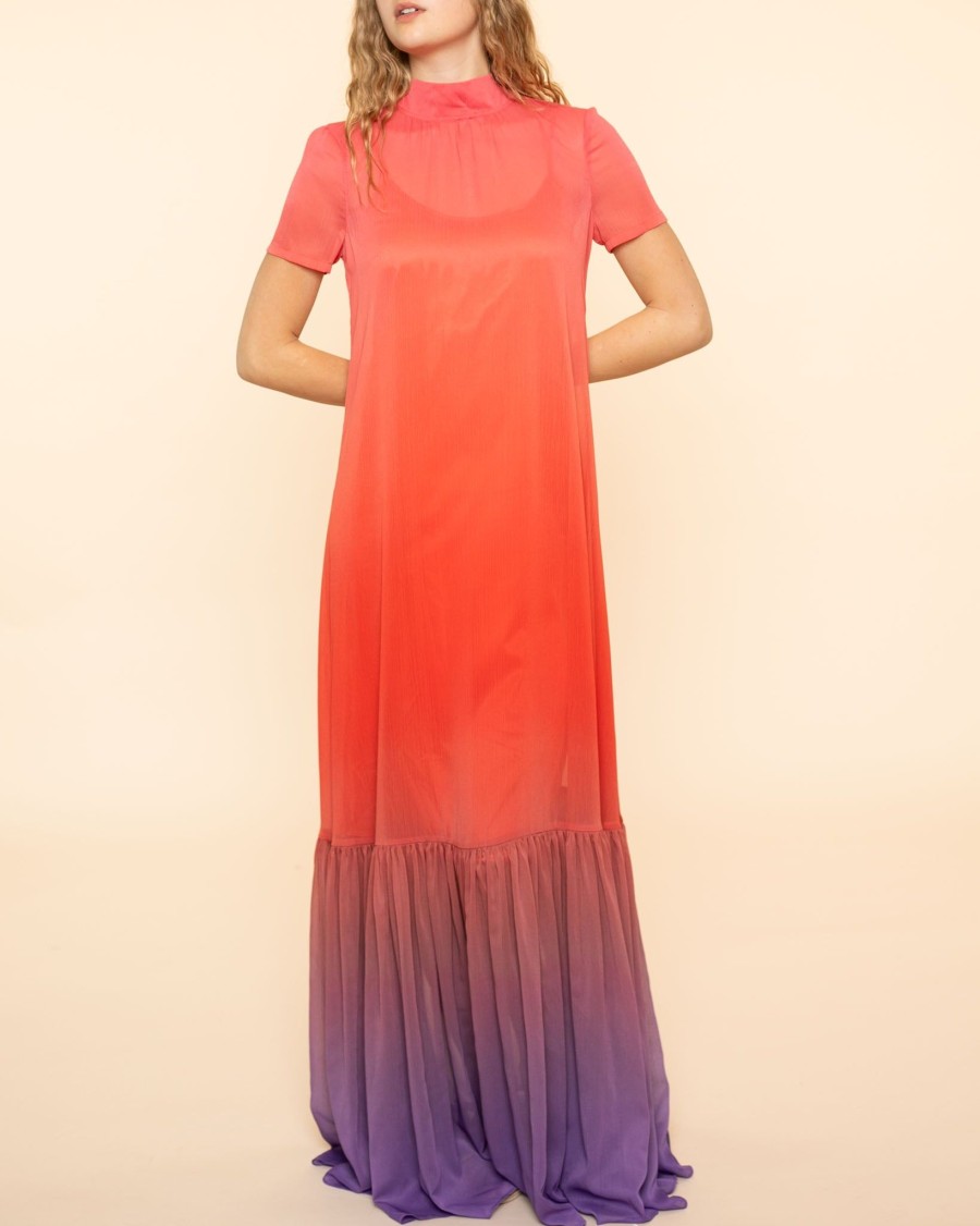 Women Staud Maxis | Calluna Dress|Violet Ombre