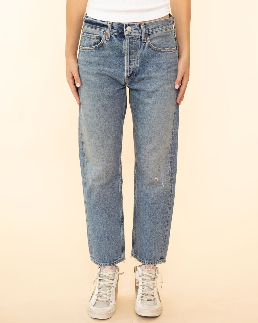 Women Agolde Pants | Parker Easy Straight Jean|Facade