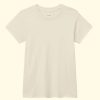 Women The Great T-Shirts | The Slim Tee.|Washed White